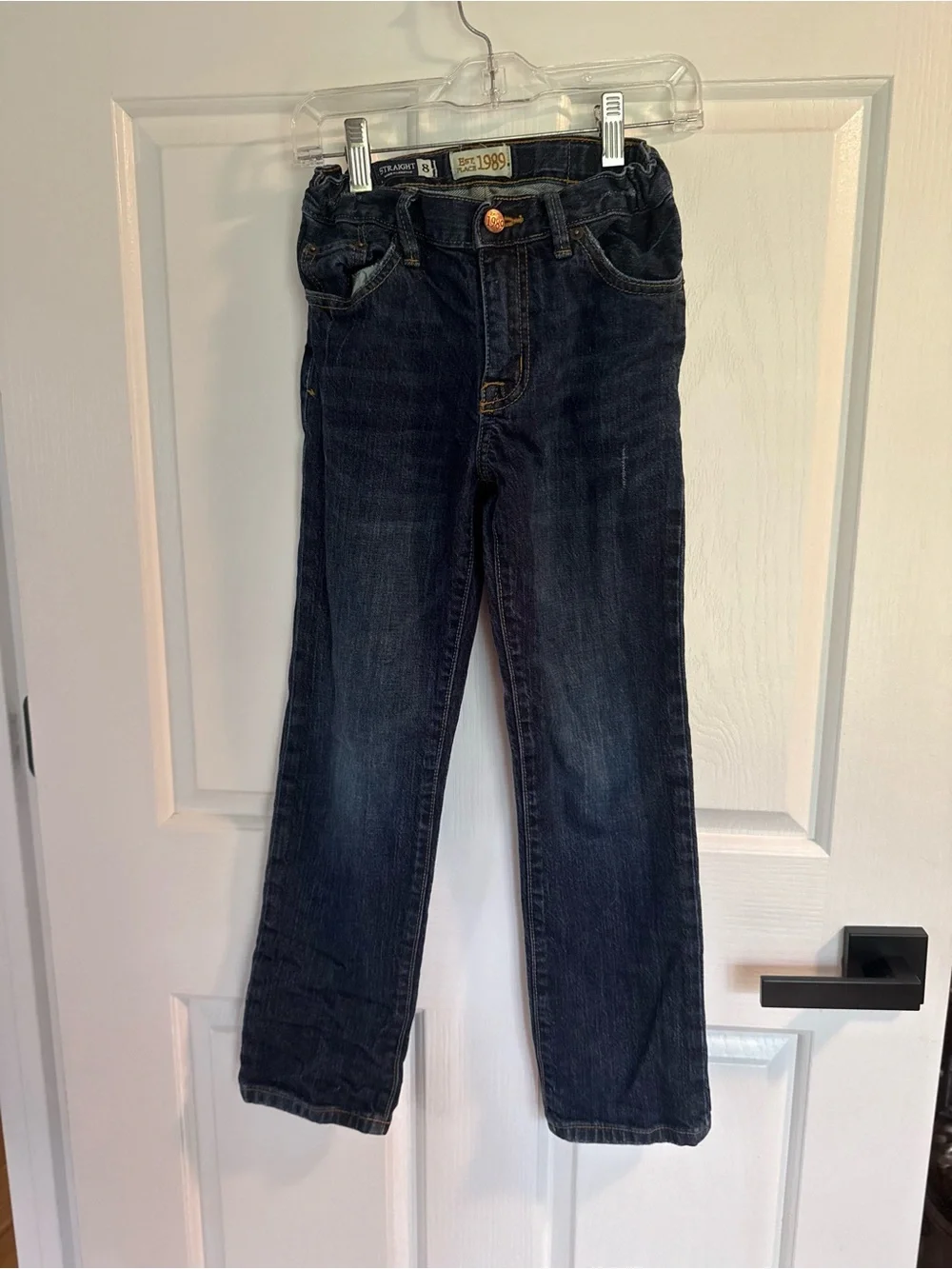 The Children's Place Dark Blue Straight Jeans for Kids